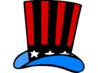 Sticker Custom Preview Image #014452 Americana Symbols History Uncle Sams Hat08