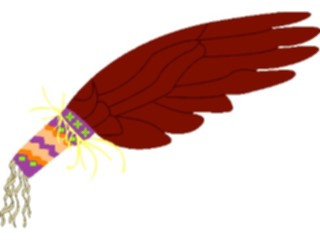 Sticker Custom Preview Image #014461 Americana Symbols History Wing Fan