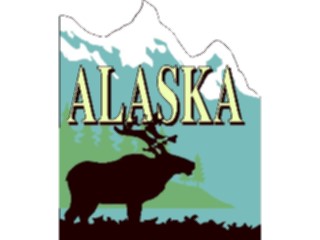 Sticker Custom Preview Image #014465 Americana The50 States Alaska2