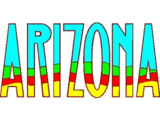 Sticker Custom Preview Image #014466 Americana The50 States Arizona1