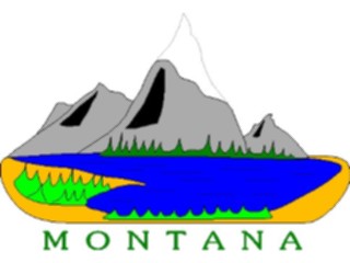 Sticker Custom Preview Image #014492 Americana The50 States Montana