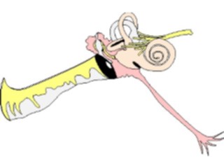 Sticker Custom Preview Image #014611 Anatomy Ear Inner