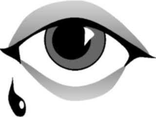 Sticker Custom Preview Image #014652 Anatomy Eye Tear