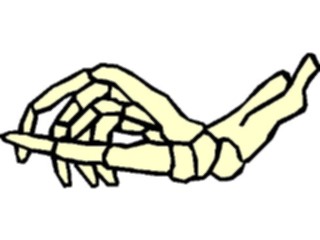 Sticker Custom Preview Image #014687 Anatomy Hand7