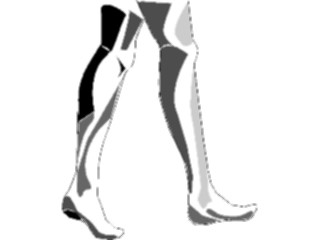 Sticker Custom Preview Image #014731 Anatomy Legs Walking2