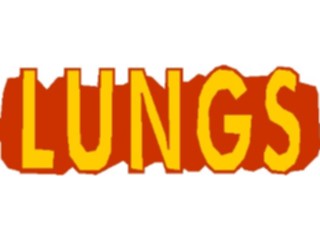 Sticker Custom Preview Image #014752 Anatomy Lungs Title