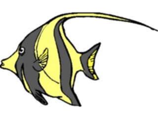 Sticker Custom Preview Image #014877 Animals Aquatic Angel Fish03