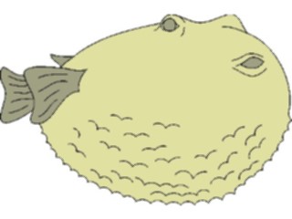 Sticker Custom Preview Image #014920 Animals Aquatic Blowfish