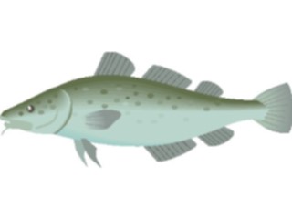 Sticker Custom Preview Image #014975 Animals Aquatic Cod