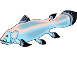Sticker Custom Preview Image #014977 Animals Aquatic Coelacanth2