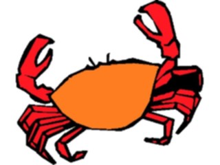 Sticker Custom Preview Image #015005 Animals Aquatic Crab03