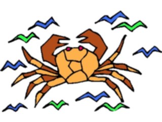 Sticker Custom Preview Image #015024 Animals Aquatic Crab22