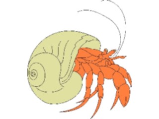 Sticker Custom Preview Image #015027 Animals Aquatic Crab Hermit2