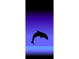 Sticker Custom Preview Image #015084 Animals Aquatic Dolphin Graphic2