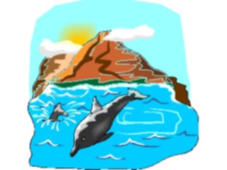 Sticker Custom Preview Image #015086 Animals Aquatic Dolphins2