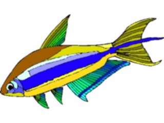 Sticker Custom Preview Image #015104 Animals Aquatic Emperor Tetra