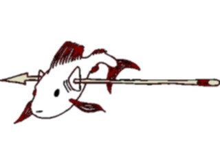 Sticker Custom Preview Image #015412 Animals Aquatic Fish Speared