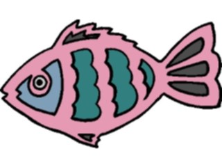 Sticker Custom Preview Image #015413 Animals Aquatic Fish Stylized