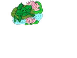 Sticker Custom Preview Image #015447 Animals Aquatic Frogon Lily Pad