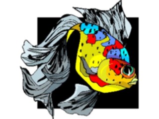 Sticker Custom Preview Image #015453 Animals Aquatic Goldfish02