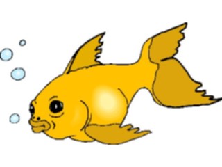 Sticker Custom Preview Image #015454 Animals Aquatic Goldfish03