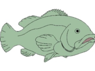 Sticker Custom Preview Image #015478 Animals Aquatic Grouper3