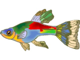 Sticker Custom Preview Image #015482 Animals Aquatic Guppy2