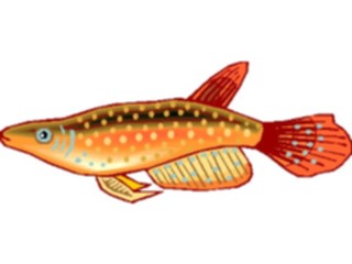 Sticker Custom Preview Image #015510 Animals Aquatic Killifish06