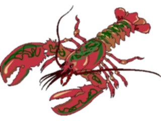 Sticker Custom Preview Image #015540 Animals Aquatic Lobster07