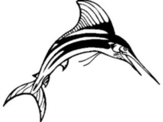 Sticker Custom Preview Image #015568 Animals Aquatic Marlin2