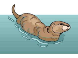 Sticker Custom Preview Image #015599 Animals Aquatic Otter3