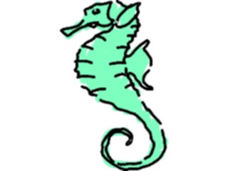 Sticker Custom Preview Image #015757 Animals Aquatic Seahorse07