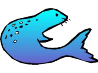 Sticker Custom Preview Image #015762 Animals Aquatic Seal02