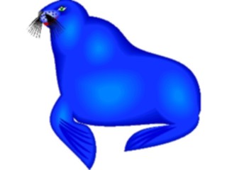 Sticker Custom Preview Image #015767 Animals Aquatic Seal07