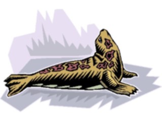 Sticker Custom Preview Image #015769 Animals Aquatic Seal09