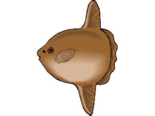 Sticker Custom Preview Image #015907 Animals Aquatic Sunfish2