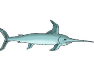 Sticker Custom Preview Image #015912 Animals Aquatic Swordfish3