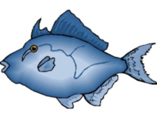 Sticker Custom Preview Image #015963 Animals Aquatic Triggerfish