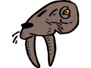 Sticker Custom Preview Image #015993 Animals Aquatic Walrus Face