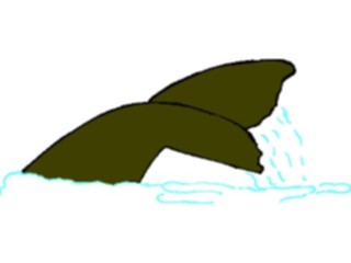 Sticker Custom Preview Image #016018 Animals Aquatic Whale Diving2