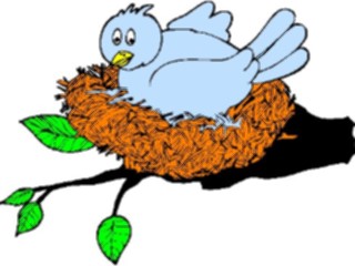 Sticker Custom Preview Image #016301 Animals Birds Birdin Nest