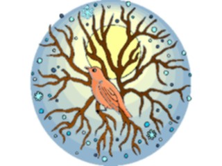 Sticker Custom Preview Image #016302 Animals Birds Birdin Snow
