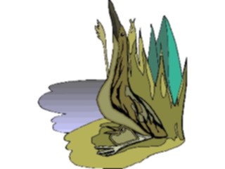 Sticker Custom Preview Image #016434 Animals Birds Bittern