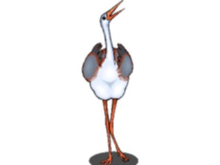 Sticker Custom Preview Image #016500 Animals Birds Crane08