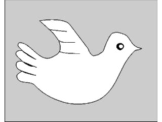 Sticker Custom Preview Image #016530 Animals Birds Dove02