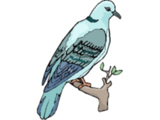 Sticker Custom Preview Image #016538 Animals Birds Dove10