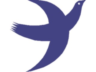 Sticker Custom Preview Image #016545 Animals Birds Dove Brushed Style