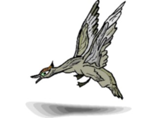 Sticker Custom Preview Image #016636 Animals Birds Duck Flying2