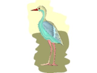 Sticker Custom Preview Image #016754 Animals Birds Egret7