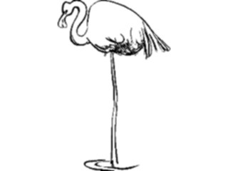 Sticker Custom Preview Image #016788 Animals Birds Flamingo01